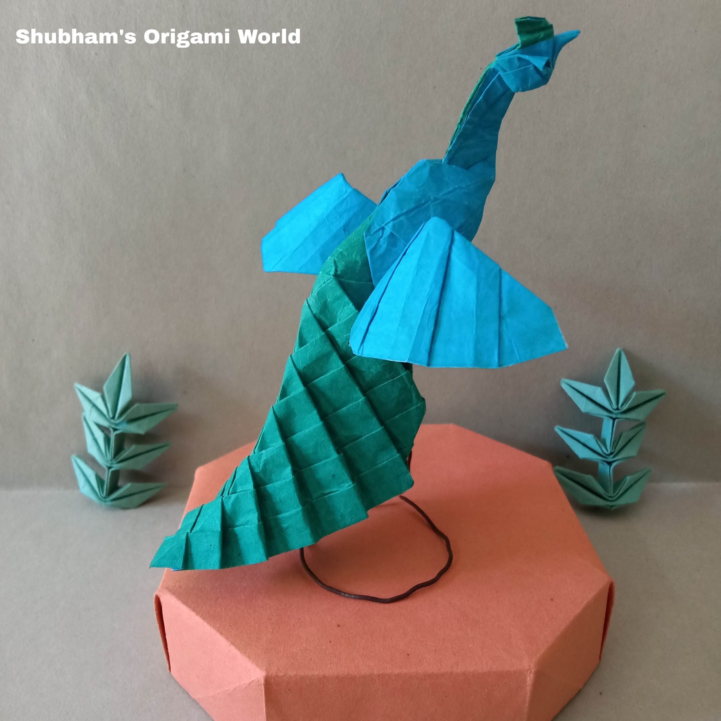 Origami Peacock by Shubham Mathur